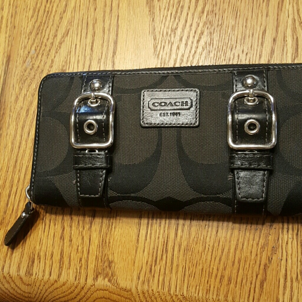Black Coach wallet